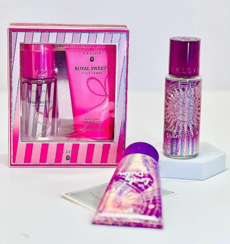 طقم عطر وكريم