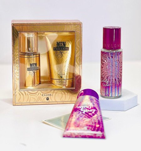 طقم عطر وكريم